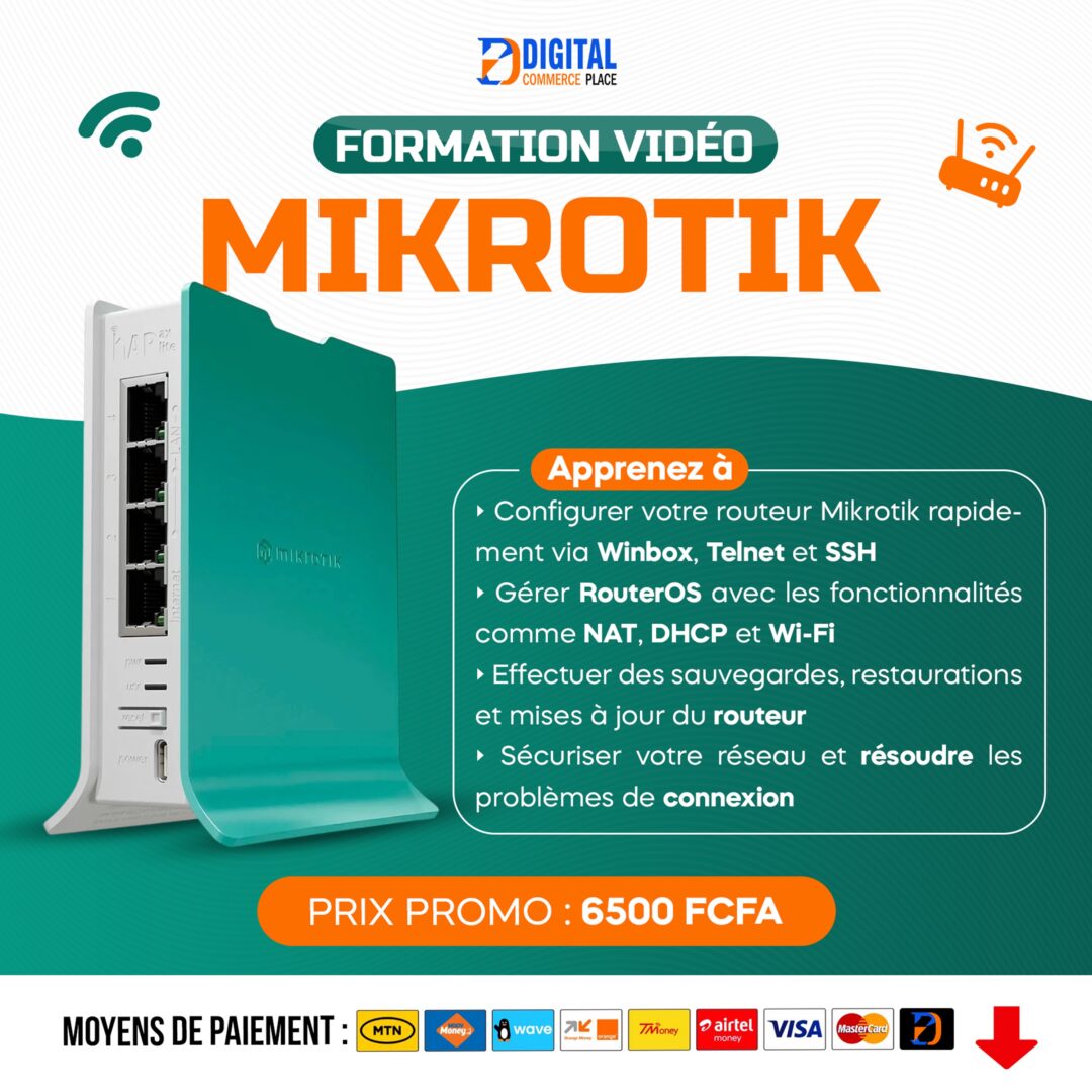 Devenez un expert en administration MikroTik
