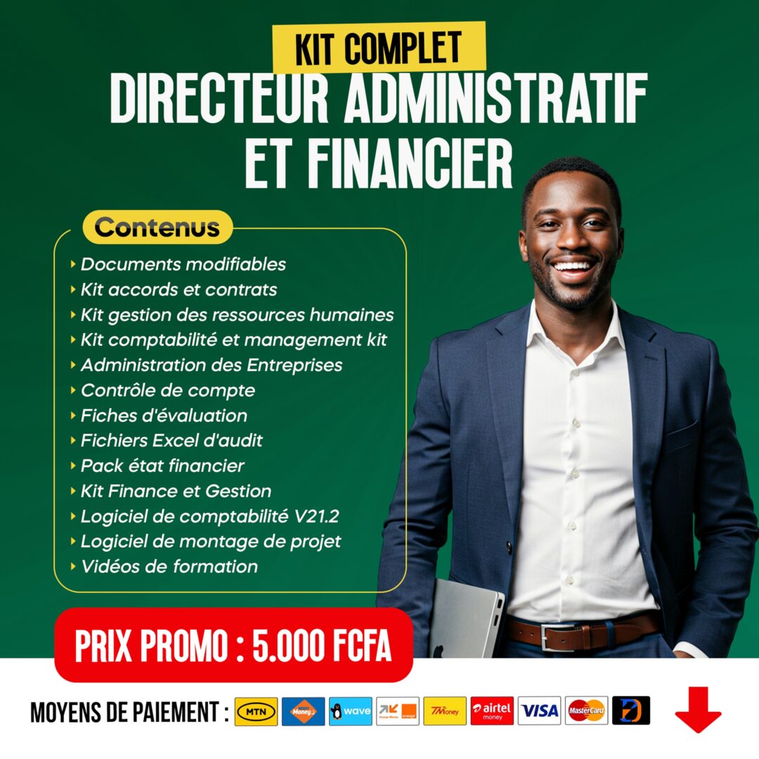 Kit du Directeur Administratif et Financier (D.A.F) – Image 3