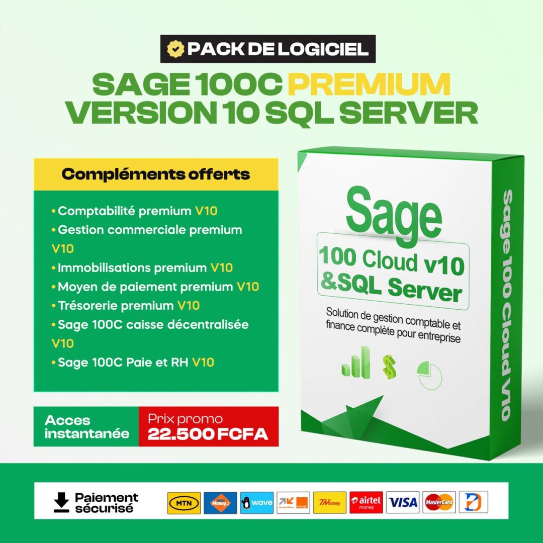 Pack Sage 100C Premium Version 10 SQL Server